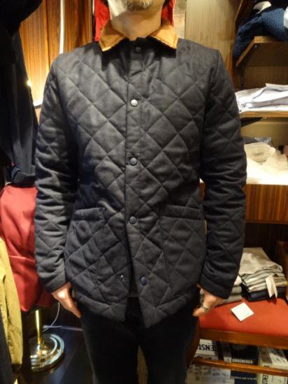 LAVENHAM Wool Quilted Jacket Made in England Style sample 