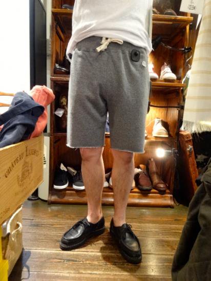 Champion x Todd Snyder Sweat Cut Off Shorts Made in Canada Gray