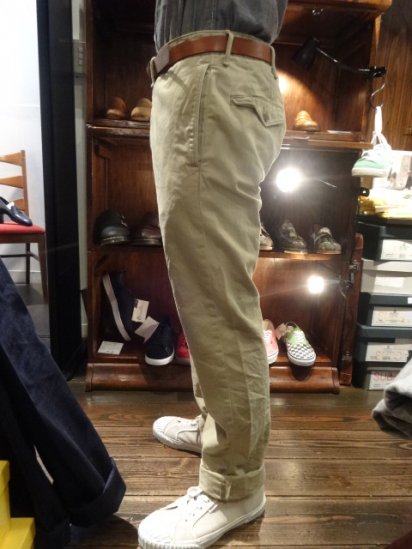 RRL Military Chino Pants Beige - ILLMINATE Official Online Shop