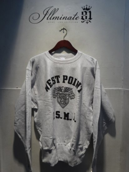 90's Champion Reverse Weave Sweat Dead stock Made in U.S.A West Point Crest  USMA - ILLMINATE Official Online Shop