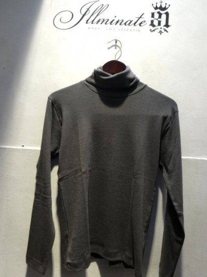 Gicipi Cotton/cashmere Turtle Neck Made in Itary Gray