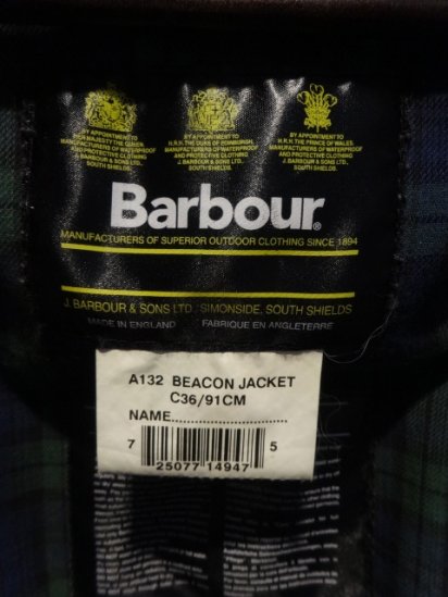 3 Crest Vintage Mint Condition Barbour 