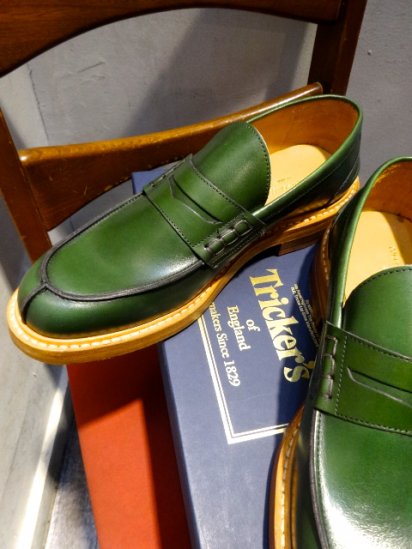 Tricker's x Comme des Garcons Homme MADE IN ENGLAND Green 