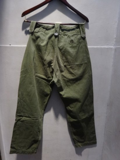 60's Vintage British Army Overall Green Trousers 29/28 - ILLMINATE Official  Online Shop