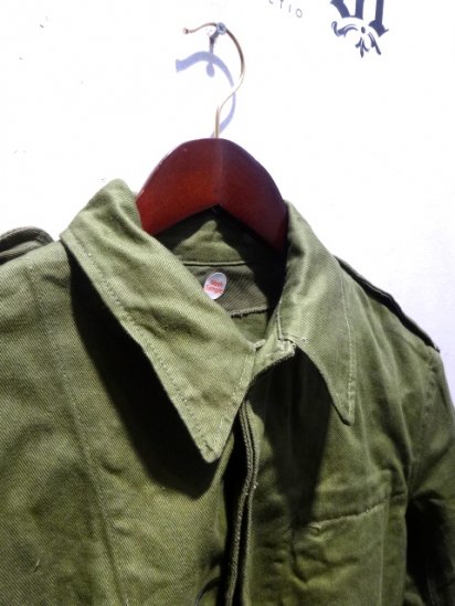 60's Vintage British Army Jacket Overall Green Size 2 - ILLMINATE