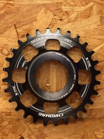 CHROMAG SEQUENCE 28T Direct Mount Raceface - 玄武 Web