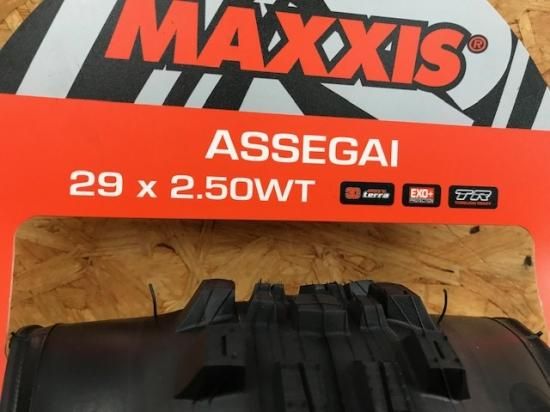 玄武現金特価 10％OFF 店頭在庫ございます。 MAXXIS ASSEGAI 29×2.5 WT