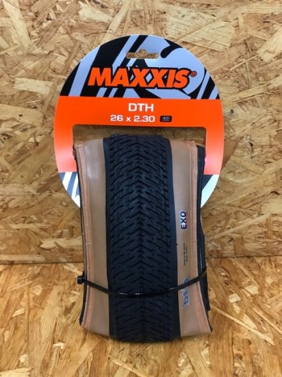 店頭在庫ございます。　MAXXIS　DTH　TAN　WALL　26×2.3　 - 玄武　Ｗｅｂ　Ｓｈｏｐ