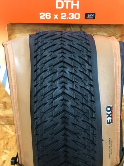 店頭在庫ございます。　MAXXIS　DTH　TAN　WALL　26×2.3　 - 玄武　Ｗｅｂ　Ｓｈｏｐ