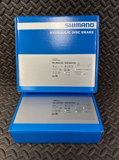 SHIMANO DEORE BL/BR-M6120 F&R M-Pad（D02S) 店頭在庫ございます