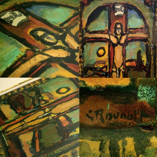 Georges Rouault ジョルジュ・ルオー『十字架のキリスト』 - 埼玉のアンティーク販売・買取のお店 Free Style Antiques