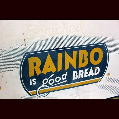 ヴィンテージ看板　「RAINBO is Good BREAD」 - 埼玉のアンティーク販売・買取のお店 Free Style Antiques