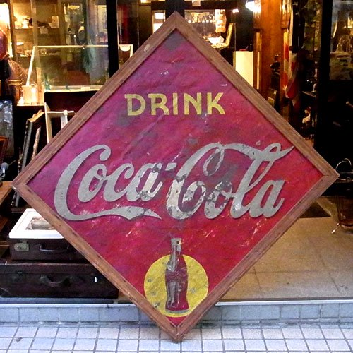 ビンテージ 看板 コカ・コーラ 直径30.5cm COCA COLA 通販の人気