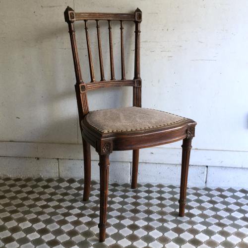 アンティーク フレンチチェア/ルイ16世様式/椅子/フランス A9