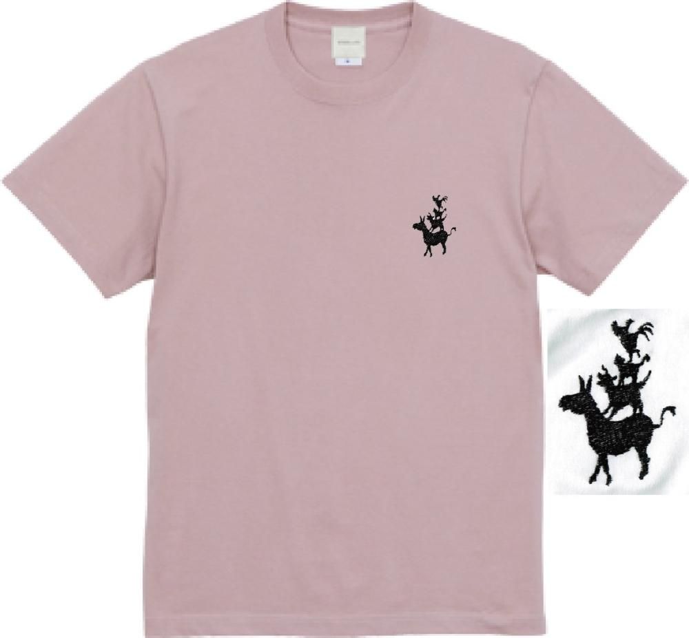 ブラミンクエンブレムTシャツ コットン クルーネック エンブレムTEE
