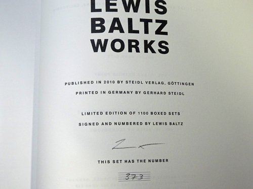 LEWIS BALTZ WORKS ルイス・ボルツ - 古本買取販売 ハモニカ古書店 