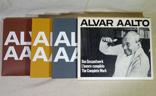 Alvar Aalto: Das Gesamtwerk / L'oeuvre Complete / The Complete Work アルヴァ・ アアルト完全作品集 全3巻 - 古本買取販売 ハモニカ古書店 建築 美術 写真 デザイン 近代文学 大阪府古書籍商組合加盟店