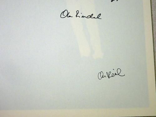 LIGHT NIGHT OLA Rindal Limited 333 Copies With Autograph