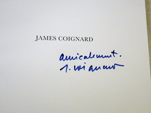 James Coignard ジェームス・コワニャール サイン入り - 古本買取販売