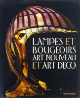 Lampes et bougeoirs Art nouveau et Art deco