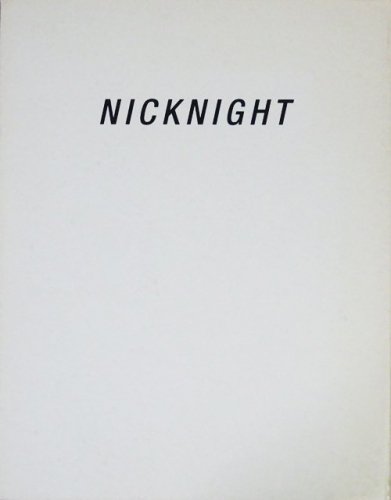 Nick Knight: Nicknight ニック・ナイト - 古本買取販売 ハモニカ古