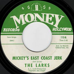 The Larks - Mickey's East Coast Jerk / Soul Jerk - SHOT RECORDS 7