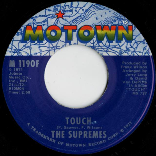 The Supremes - Touch / It's So Hard For Me To Say Good-Bye - SHOT RECORDS  7インチレコード通販 - SOUL, R&B, BLUES, FUNK45