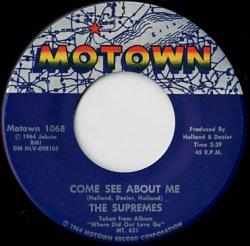 The Supremes - Come See About Me / Always In My Heart - SHOT