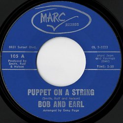 Bob & Earl - Puppet On A String / My Woman - SHOT RECORDS 7インチ