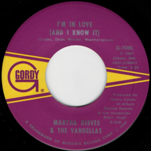 Martha & The Vandellas - I'm In Love / Honey Love - SHOT RECORDS 7