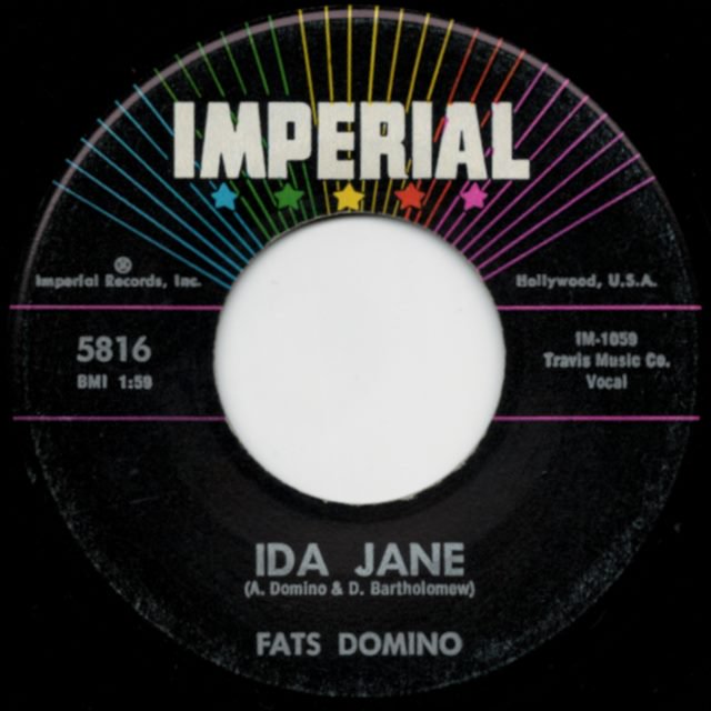 Fats Domino - Ida Jane / You Win Again - SHOT RECORDS 7インチレコード通販 - SOUL,  R&B, BLUES, FUNK45