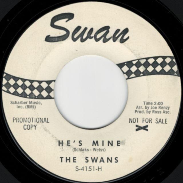 【美品】 Swans 2nd LP The Swans - He's Mine / You Better Be A Good Girl Now - SHOT