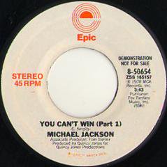 You Can't Win (stereo) / (mono)
