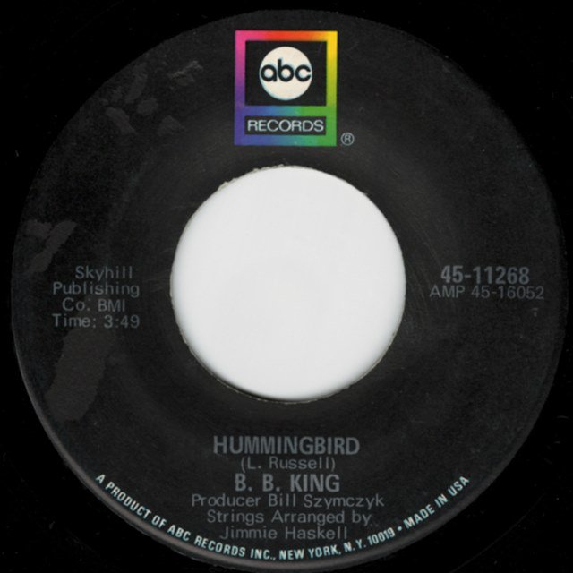 B. B. King - Hummingbird / Ask Me No Queations - SHOT RECORDS 7インチレコード通販 -  SOUL, R&B, BLUES, FUNK45