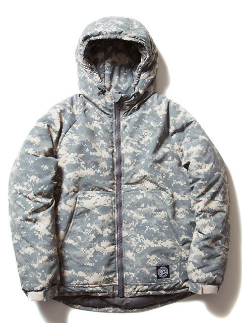 Digital Camouflage Padded Zip Parka - 【MODERATE GENERALLY