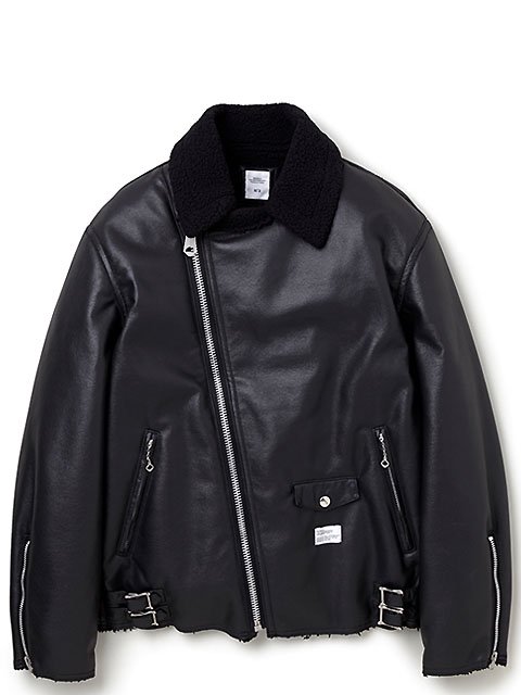 DOUBLE RIDERS JACKET FAKE MOUTON