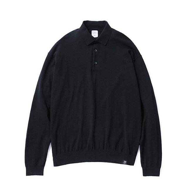 L/S BIG KNIT POLO SHIRT “ARTHUR” - 【MODERATE  GENERALLY-モデレイトジェネラリー】【SUNVELOCITY-サンヴェロシティ-】正規代理店(BEDWIN.COOTIE.COREFIGHTER.DELUXE.SASQUATCH 