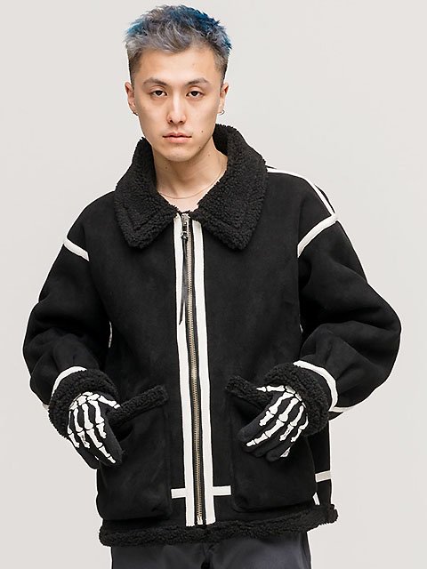 TYPE B3 FAKE MOUTON JACKET