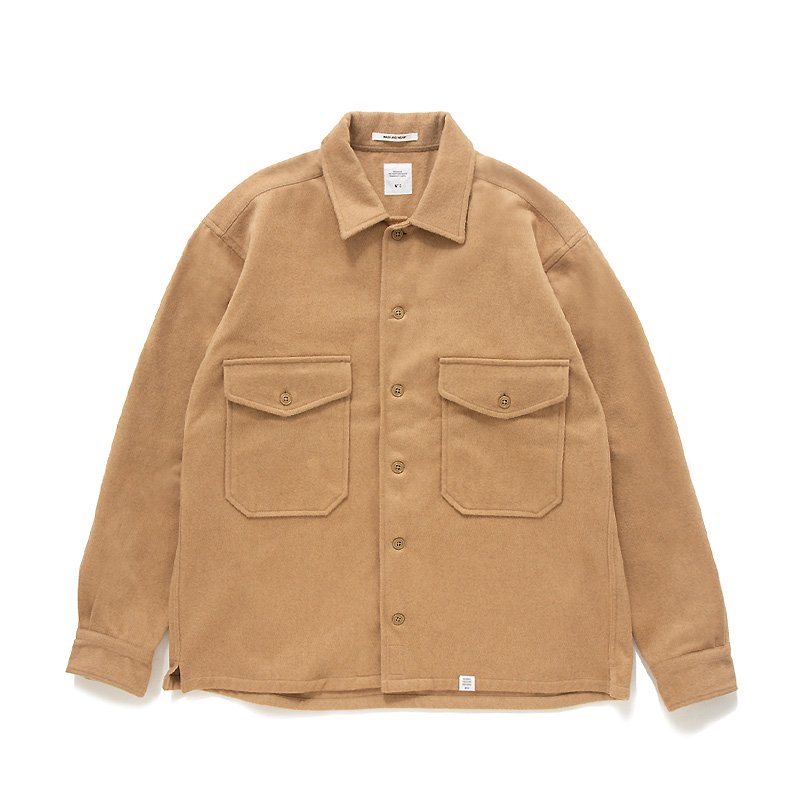 L/S CPO SHIRT “CLYDE” - 【MODERATE GENERALLY-モデレイトジェネ