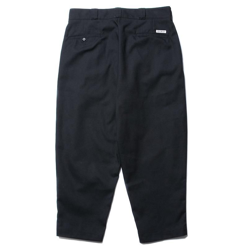 T/C Hopsack 2 Tuck Trousers - 【MODERATE GENERALLY-モデレイト