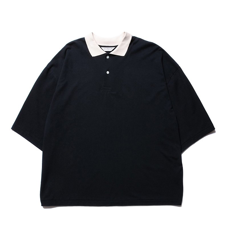 Seed Stitch Polo S/S Tee - 【MODERATE GENERALLY-モデレイトジェネ 