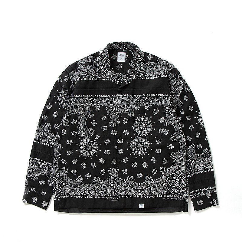 L/S PATCH WORKED BANDANA SHIRT “MONK” - 【MODERATE