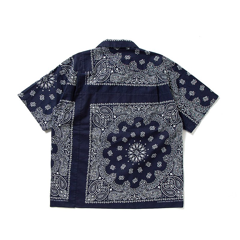 S/S PATCH WORKED BANDANA SHIRT 