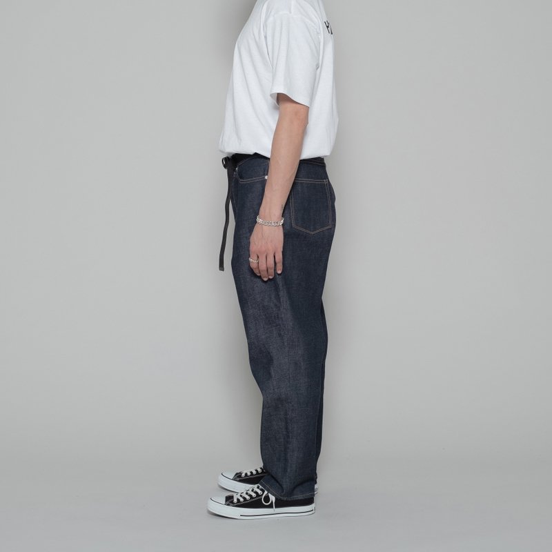STRAIGHT FIT DENIM PANTS RAW “THUNDERS” - 【MODERATE GENERALLY ...
