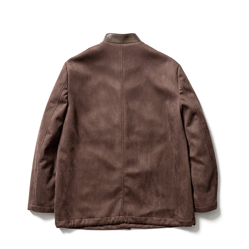 FAKE SUEDE COACH JACKET - 【MODERATE GENERALLY ...