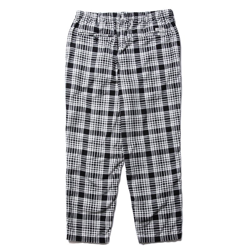 Print Nel Check Easy Pants - 【MODERATE GENERALLY-モデレイトジェネ