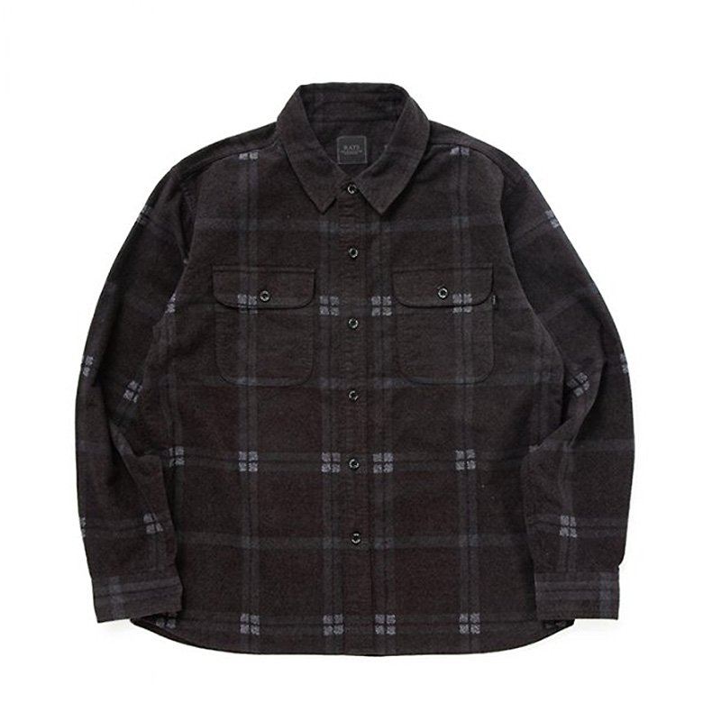 PRINT FLANNEL CHECK SHIRT - 【MODERATE GENERALLY-モデレイトジェネ