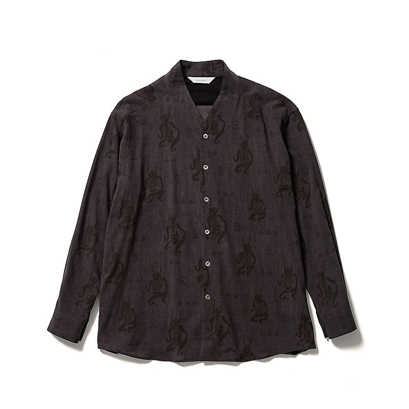 MAYOKE” WA-NECK BIG L/S SHIRT - 【MODERATE  GENERALLY-モデレイトジェネラリー】【SUNVELOCITY-サンヴェロシティ-】正規代理店(BEDWIN.COOTIE.COREFIGHTER.DELUXE.SASQUATCH  fabrix.RATS)