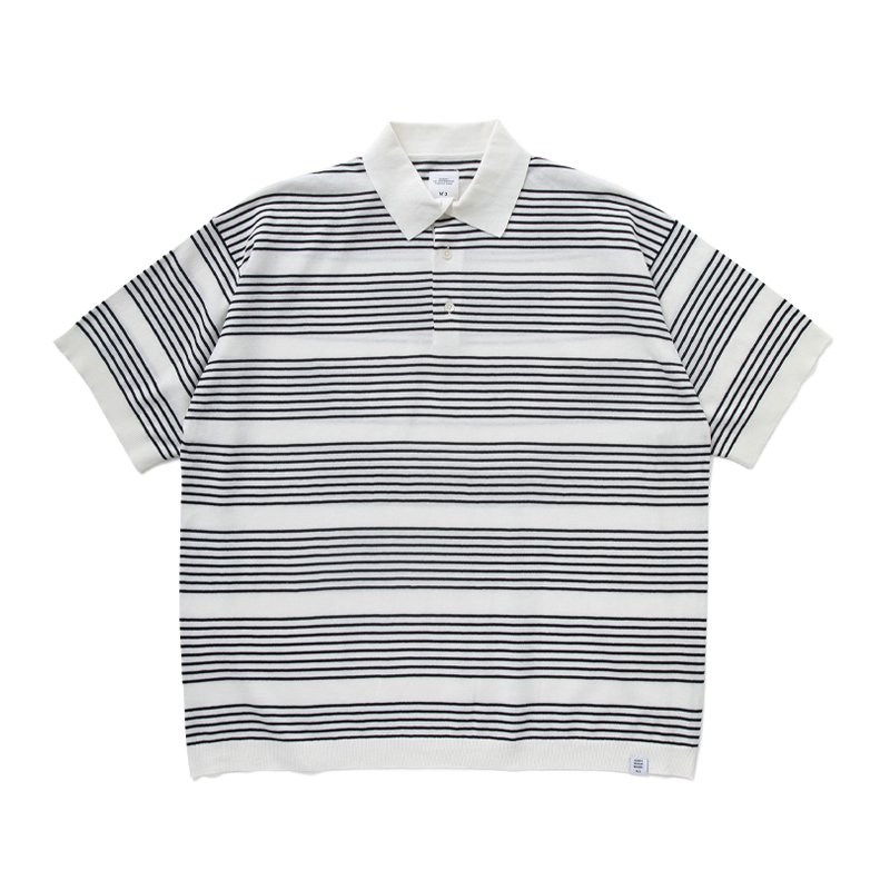 S/S BIG KNIT POLO SHIRT “ARTHUR” - 【MODERATE GENERALLY-モデレイト