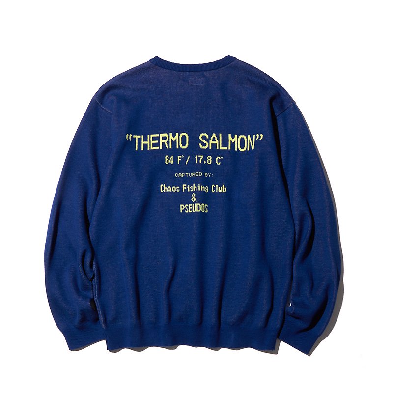 JACQUARD SWEATER LS / THERMO SALMON - 【MODERATE GENERALLY